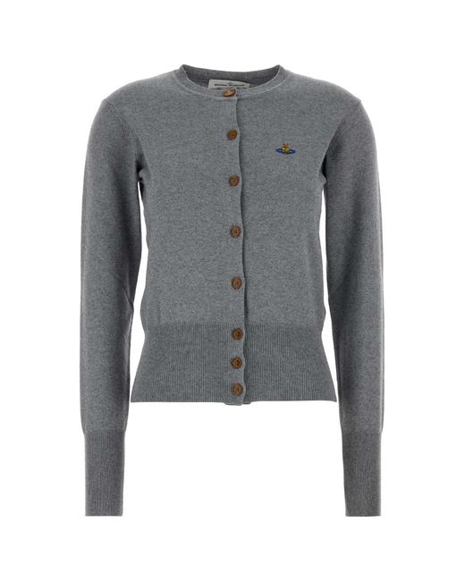 Vivienne Westwood Gray Bea Cardigan