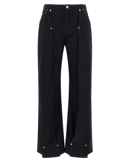 Jean Paul Gaultier Blue 'The Snap-Button Denim' Jeans