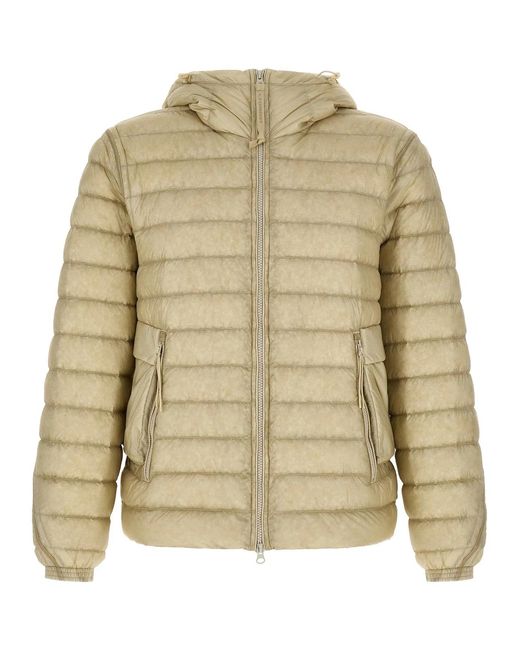 C P Company Natural 'Goggle' Down Jacket for men