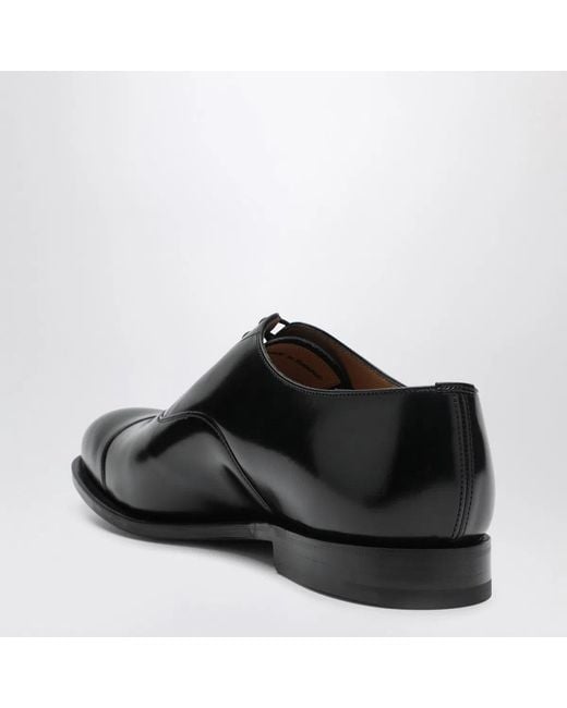 Church's Black Smooth Leather Consul Lace-Up Shoes for men