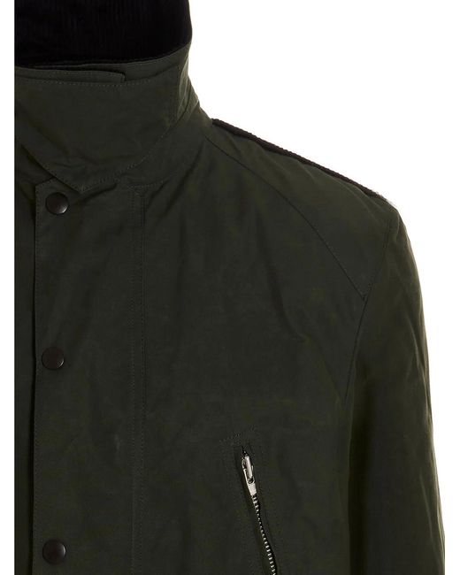 Department 5 Black 'Middle Barbour' Jacket for men