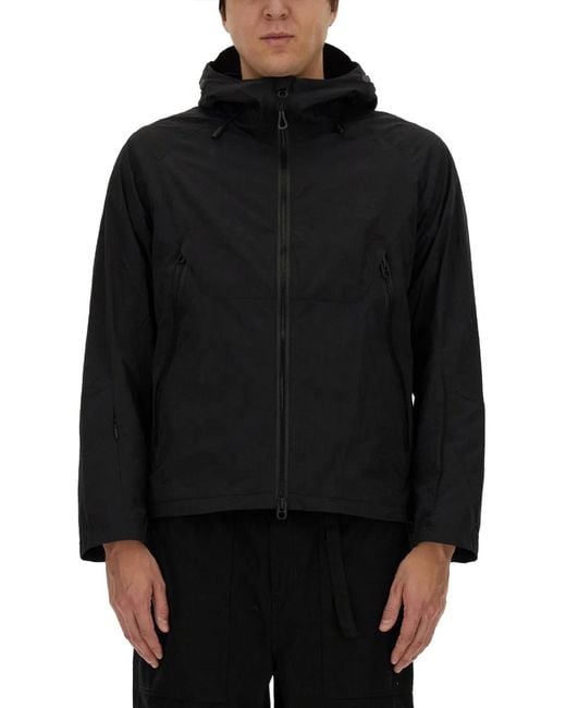 JG1 Black Hooded Jacket for men