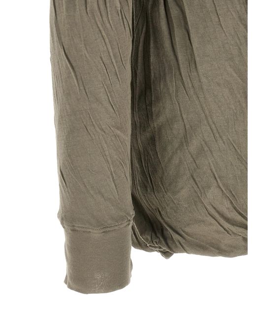 Rick Owens Gray 'Jumbo Double Ls T' T-Shirt for men