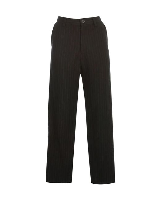 Y's Yohji Yamamoto Black O Waist String Thin Pants