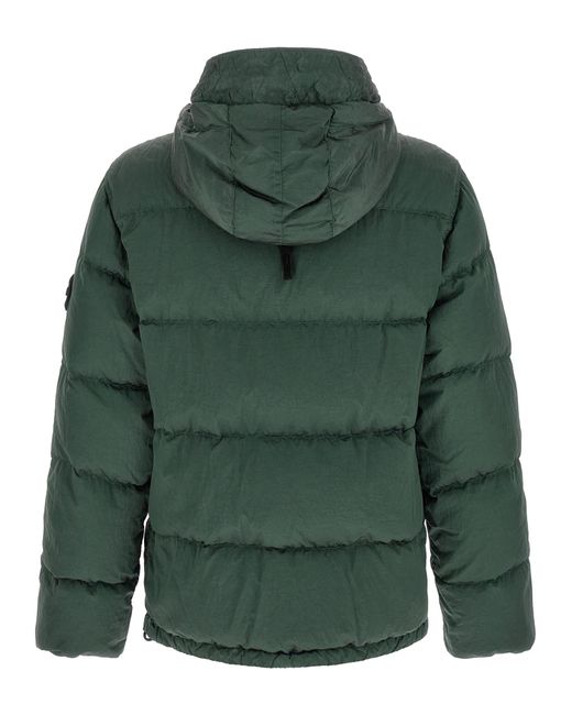 Stone Island Green '4100019' Down Jacket for men