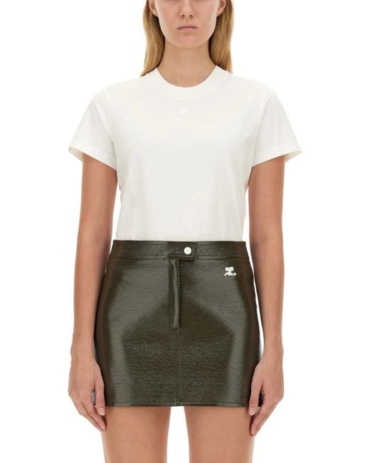 Courreges White Courregès T-Shirt