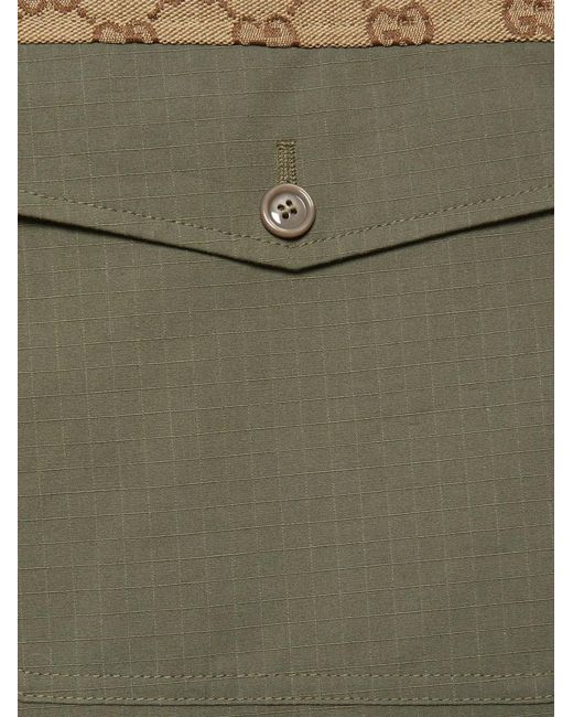 Gucci Green Cargo Pants for men