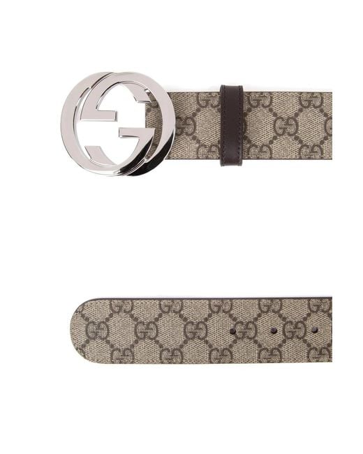 Gucci Gray Mbelt W.40 Int. T.Gg Suprem for men