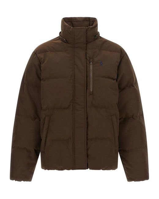 Polo Ralph Lauren Brown 'Carly' Down Jacket