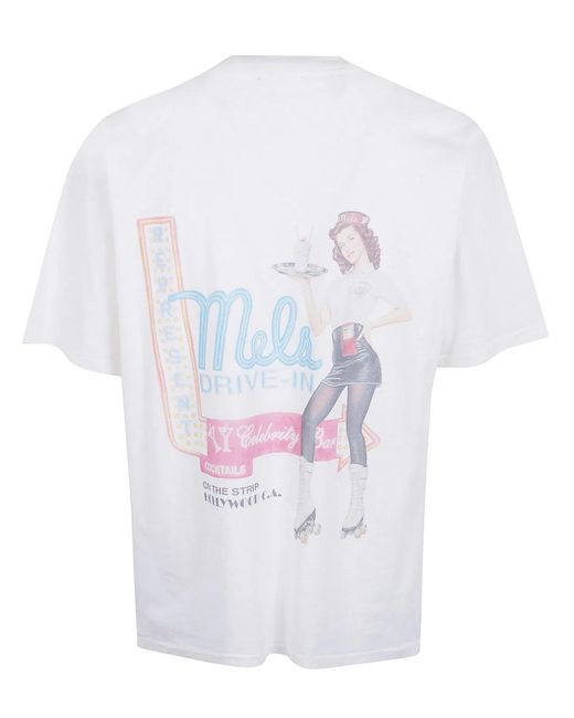 Represent White "Mel's Dinner" T-Shirt for men