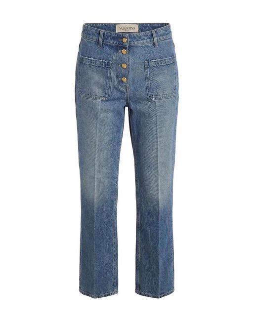Valentino Garavani Blue Denim Pants
