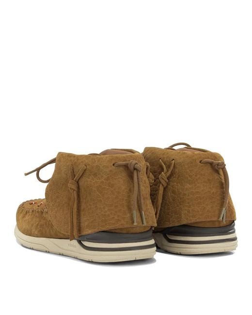 Visvim Brown "Lhamo Folk" Lace-Up Boots for men