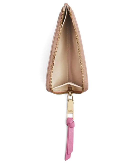Marc Jacobs Pink The Utility Snapshot Top Zip Multi Wallet