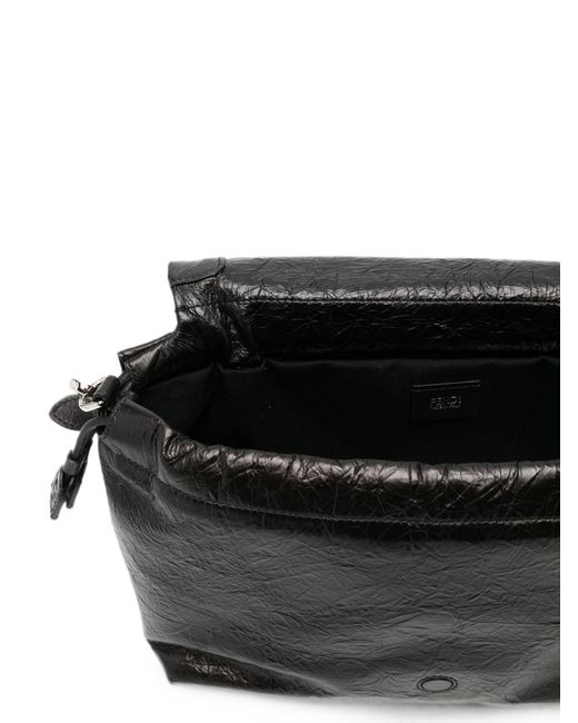 Fendi Black Large Baguette Tote Bag