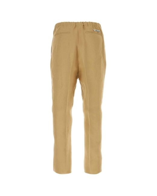 Fendi Natural Pantalone for men