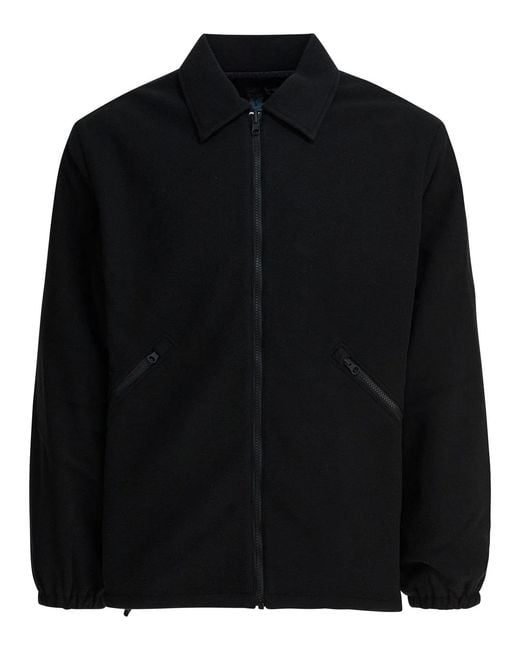 GR10K Black Polyester Jacket for men