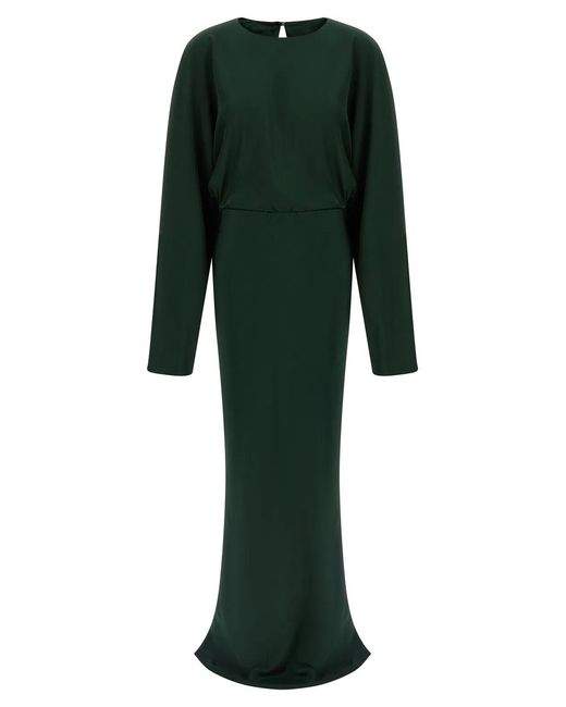 Norma Kamali Green Polyester Long Dress