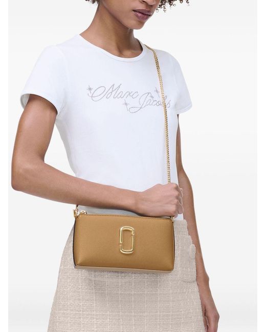 Marc Jacobs Natural The Pochette Leather Mini Bag