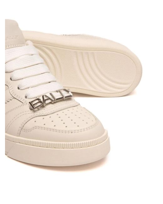 Bally Natural Raise Leather Sneakers