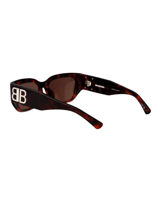 Balenciaga Brown Acetate Havana Sunglasses