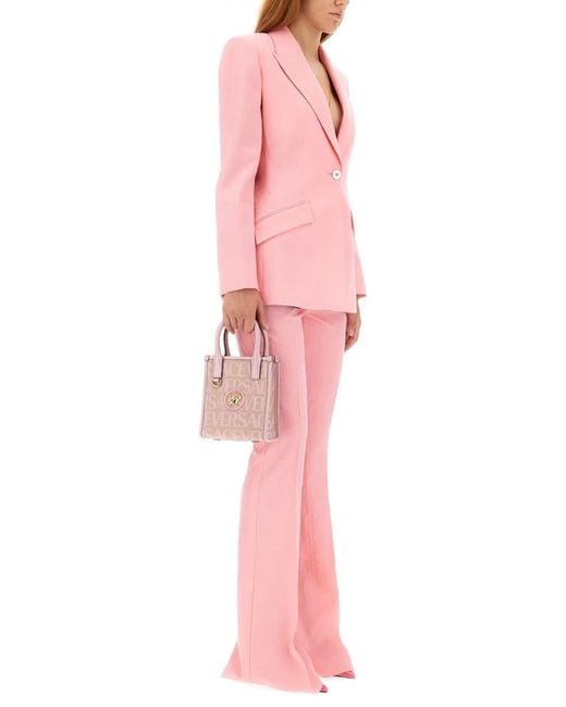 Versace Pink Flared Pants