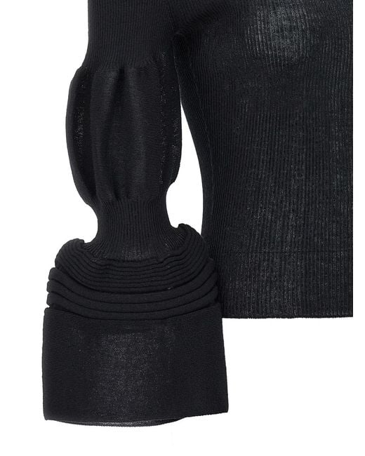 Issey Miyake Black 'Assemblage Branch' Top