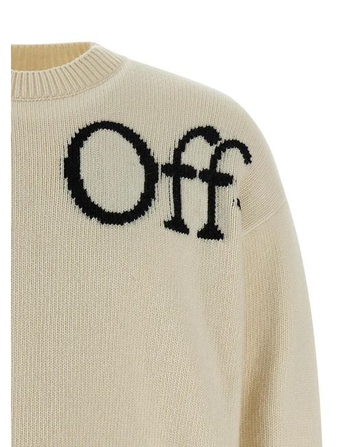 Off-White c/o Virgil Abloh White 'Bookish Shared' Sweater
