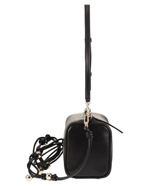 Furla Black Talia Mini – Leather Shoulder Bag