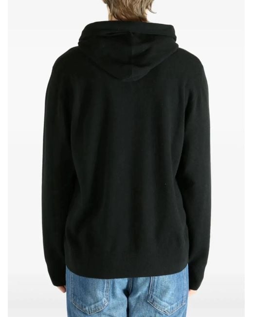 Givenchy Black Hooded Sweater for men