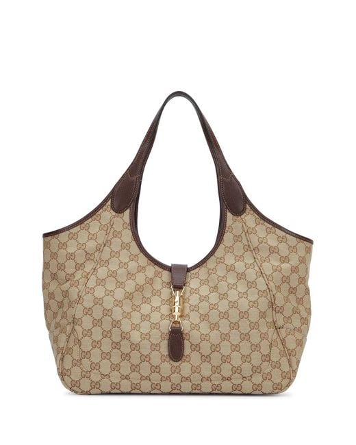 Gucci Natural Hbg G.Jackie Tote