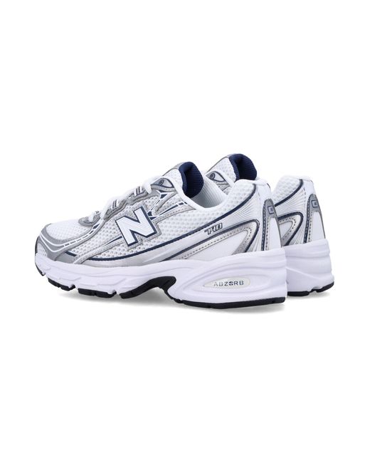 New Balance White 740 Sneakers And