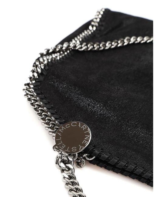 Stella McCartney Black Falabella Three Chain Tote