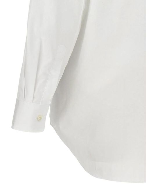 COMME DES GARÇONS PLAY White Heart Cotton Shirt for men