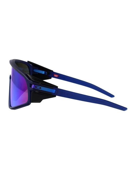 Oakley Blue Matte Transparent Acetate Sunglasses