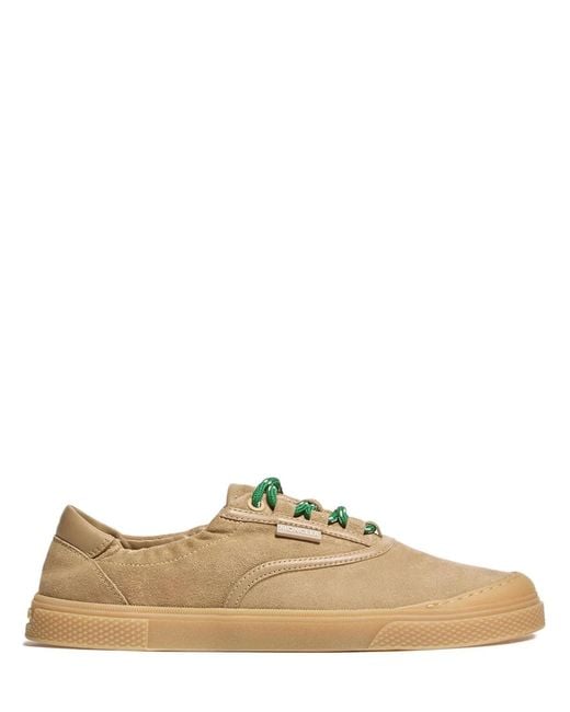 Moncler Brown Vera Leisure Suede Sneakers