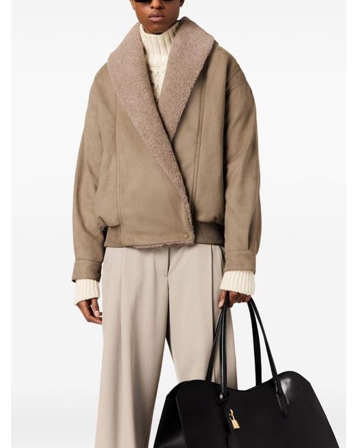 Stella McCartney Brown Faux Leather Jacket
