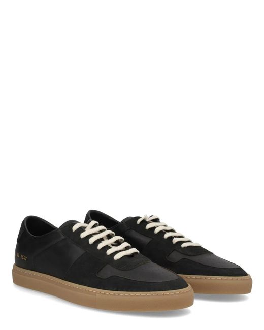 Common Projects Black Leather Sneakers for men