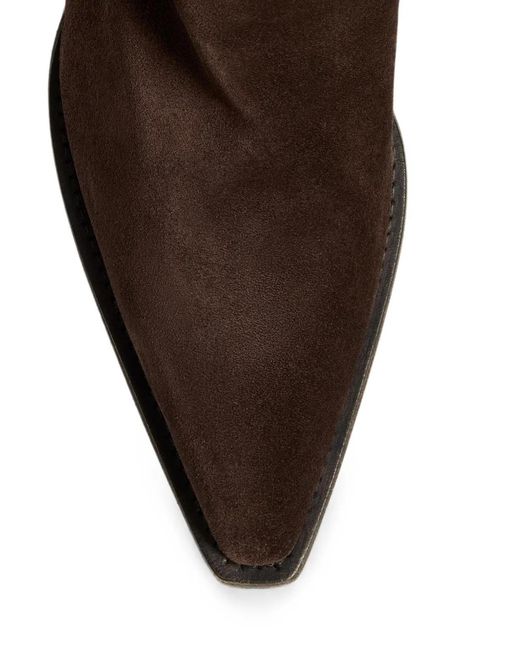 Khaite Brown "Clive" Boot 35