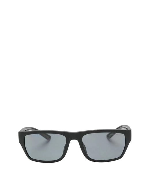 Emporio Armani Gray Acetate Sunglasses for men