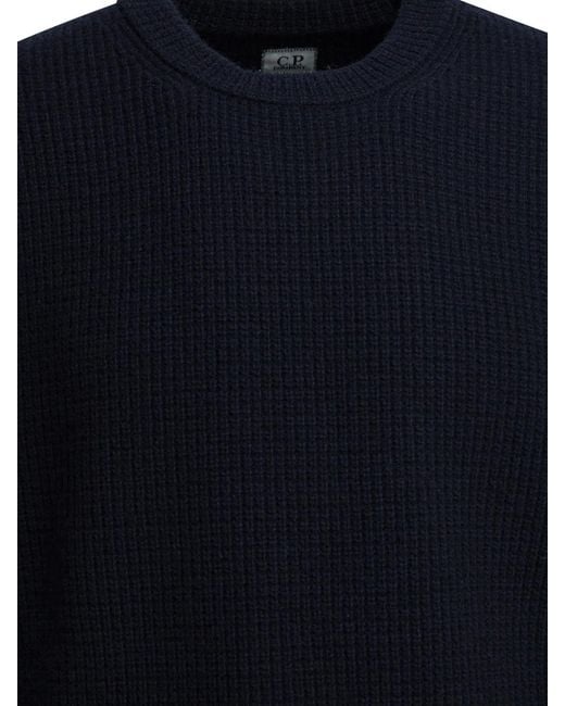 C P Company Blue C.P.Company Wool Polyamide Knitwear for men