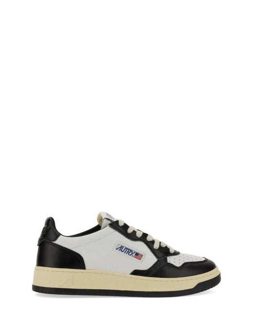 Autry White Sneaker "Medalist Low" for men