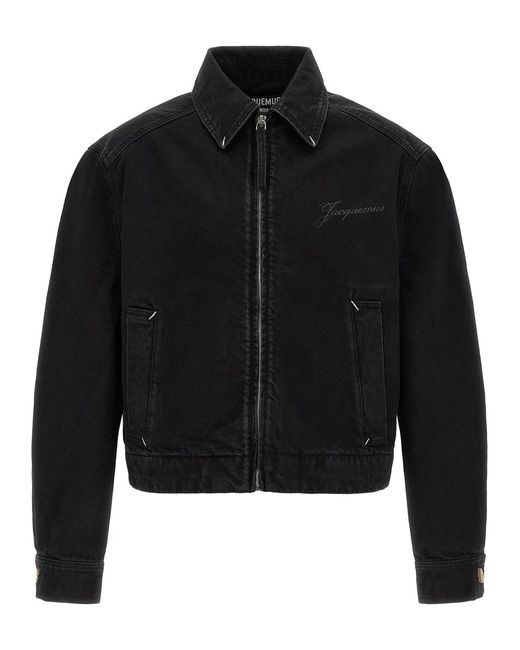 Jacquemus Black 'La Veste De-Nîmes Canevas' Jacket for men