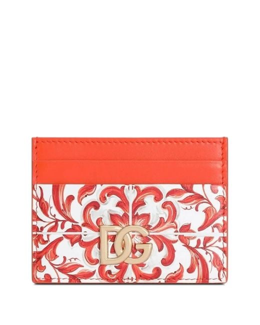 Dolce & Gabbana Red Dolce & Gabbana 3.5 Card Holder
