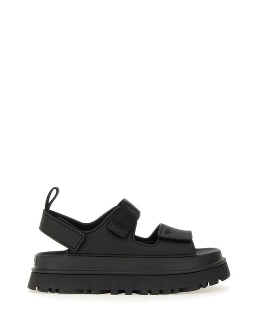 Ugg Black Sandal "Goldenglow"