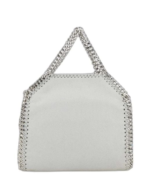 Stella McCartney Gray Falabella Tiny Crossbody Bag