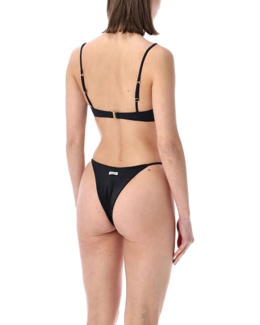 MATINEÉ Black Taylor Glossy Lycra Bikini