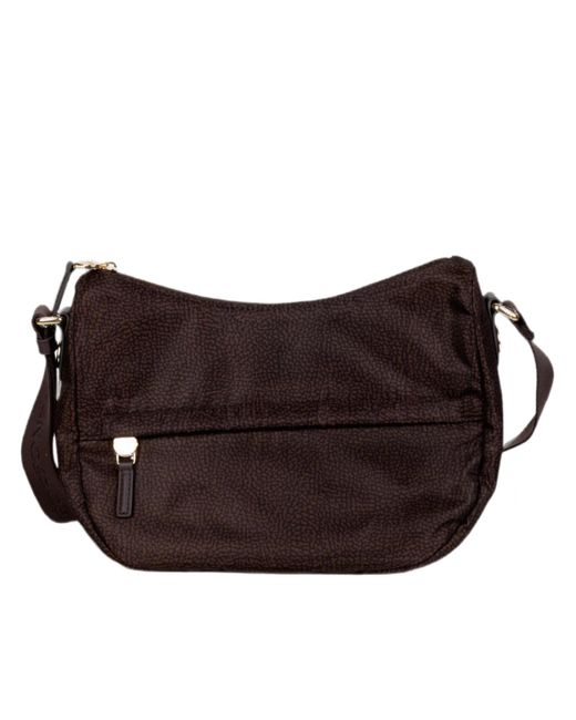 Borbonese Brown Luna Small