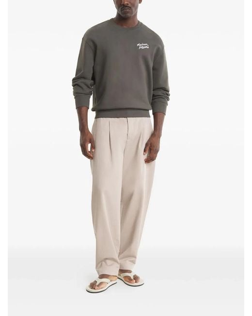 Maison Kitsuné Gray Maison Kitsuné Maison Kitsuné Paris Comfort Sweatshirt for men