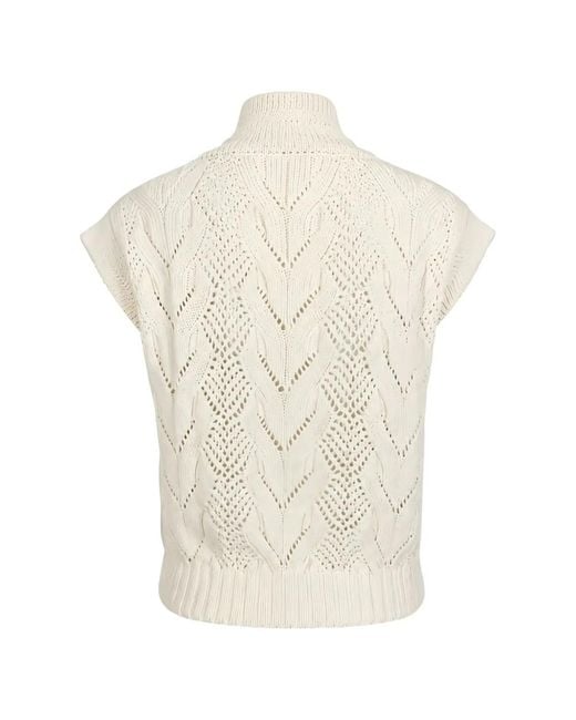 D.exterior White Wool Jacket