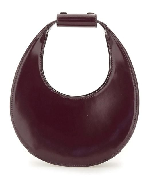 Staud Purple Mini Moon Bag
